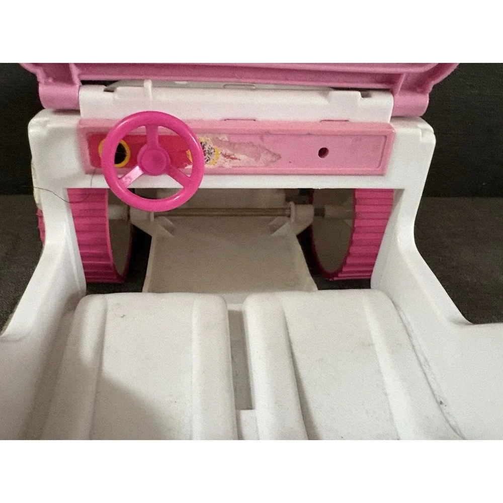 Genuine 1987‎ MATTEL ARCO Barbie White Jeep **READ